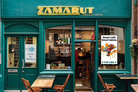 Dotyk arrives at Zamarut Café